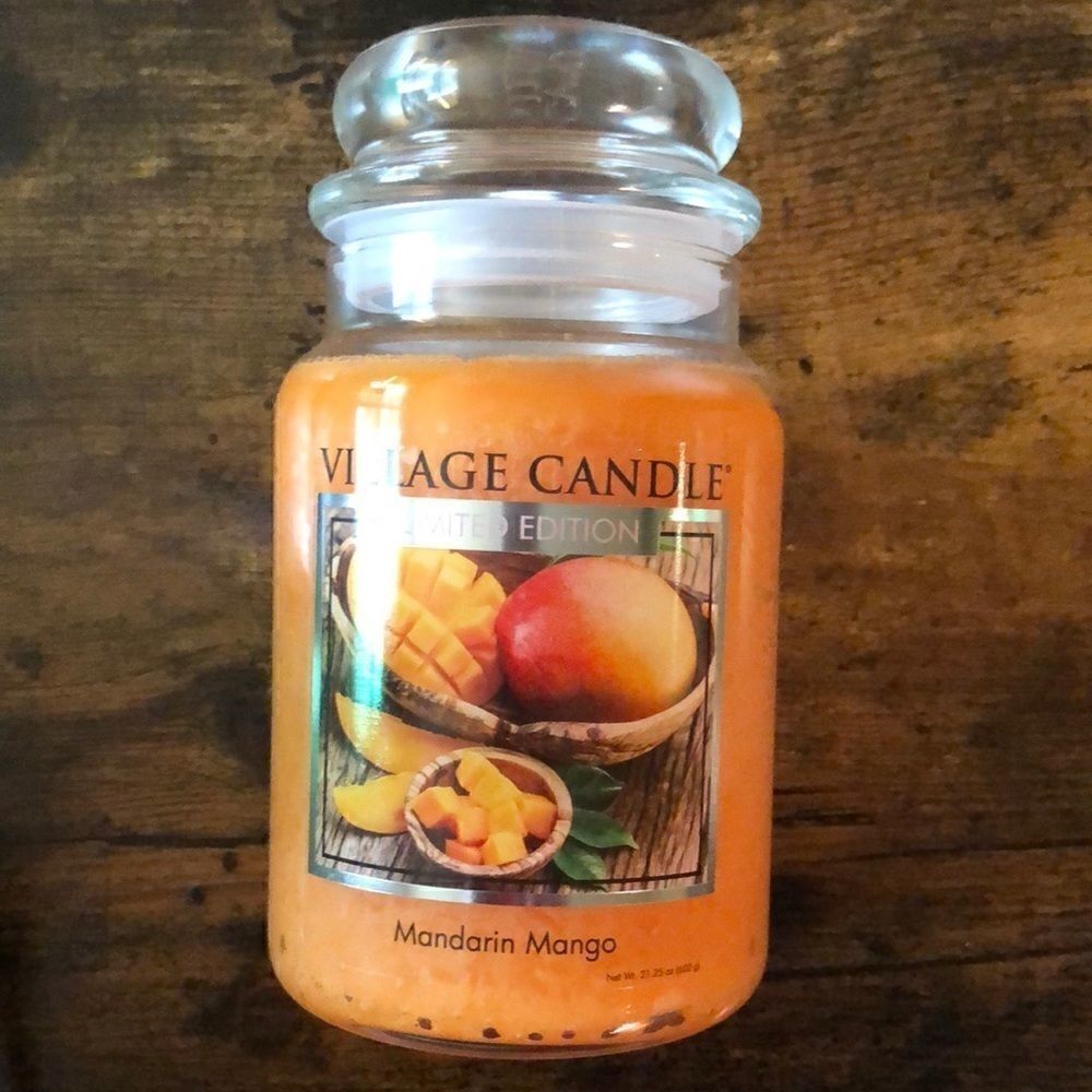 Discontinued Village Candle Mandarin Mango21.25 Oz